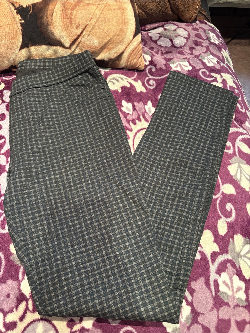 Sanctuary Gray Plaid Trousers